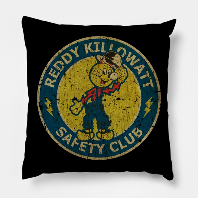 RETRO STYLE - reddy kilowatt safety club Pillow by MZ212