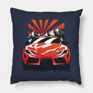 Red Supra MKV MK5 JDM Pillow