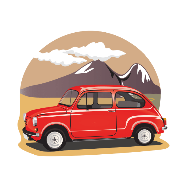 Fiat 600 Fico by mypointink