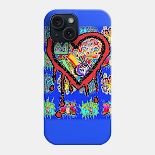 Heart Urban Graffiti Spray Phone Case