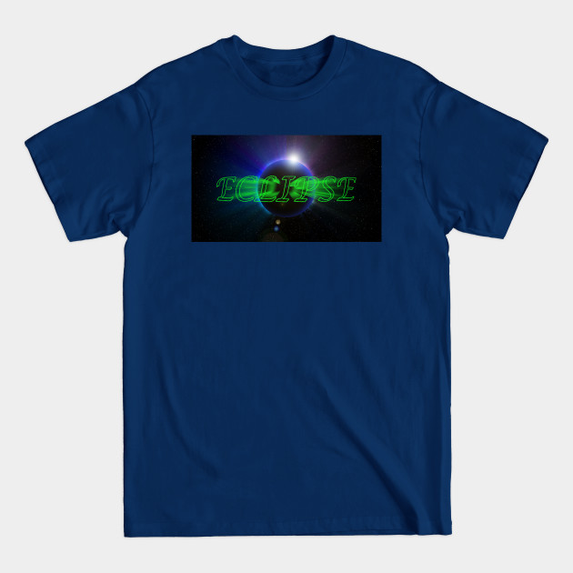 Sun and Moon Eclipse - Green 2 - Eclipse - T-Shirt