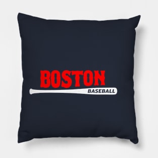 Boston Baseball Pillow