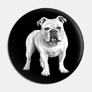 Bull Dog Design Pin