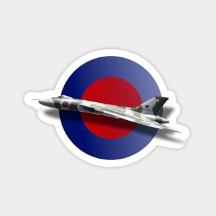 Vulcan Bomber in RAF Roundel Magnet