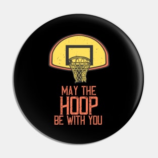 Basketball Net May The Hoop Be With You Pin