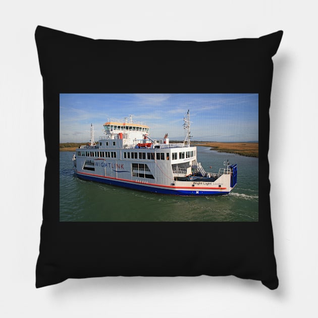 Wight Light Pillow by RedHillDigital