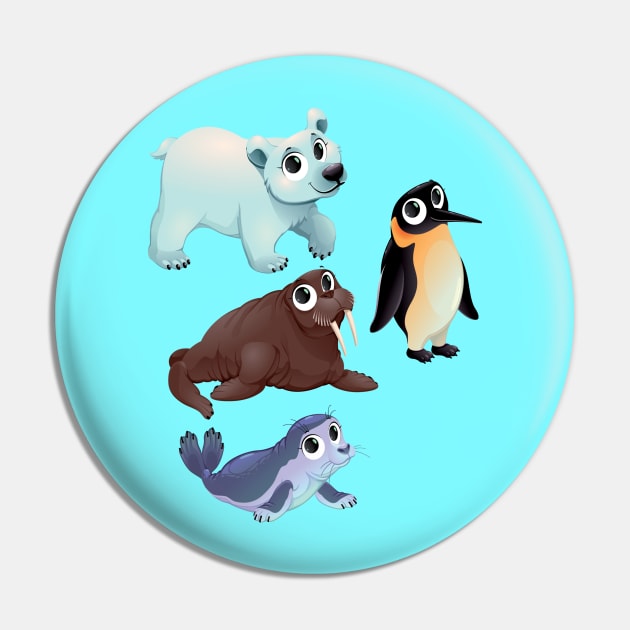 Cute Arctic Animals Pin by ddraw