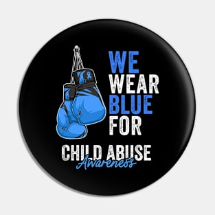 Child Abuse Prevention Awareness Month Blue Ribbon gift idea Pin