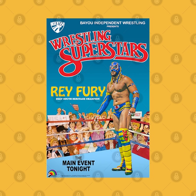 Rey Fury LJN Superstar Poster by TheRealJoshMAC