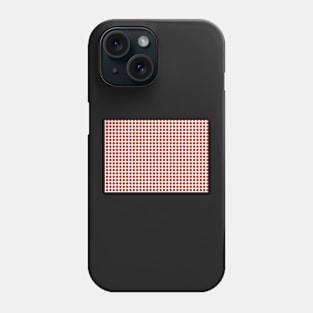 Polka Dot Design Retro Palette - Brick Orange Phone Case