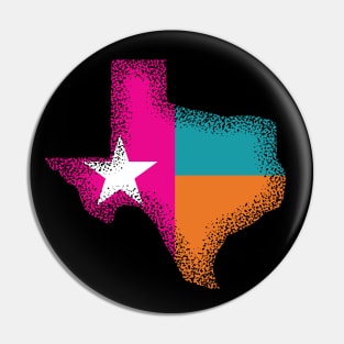 Texas State in Retro San Antonio Colors Pin