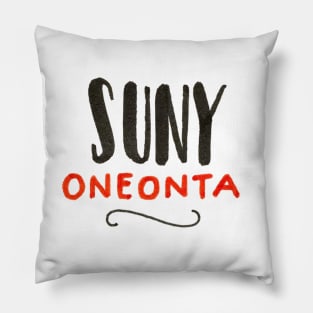 SUNY Oneonta Pillow