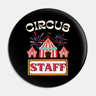 Circus Staff Vintage Themed Party Artist Pin