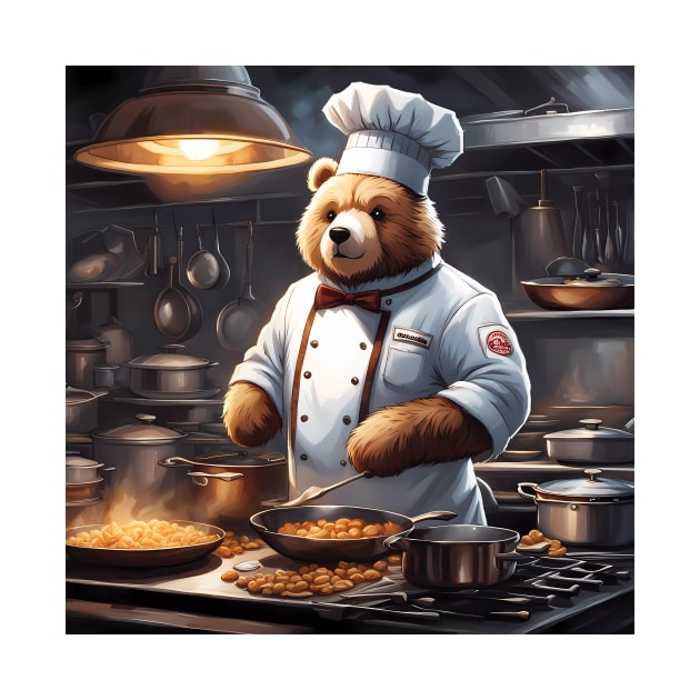 Teddy as a Chef by Colin-Bentham