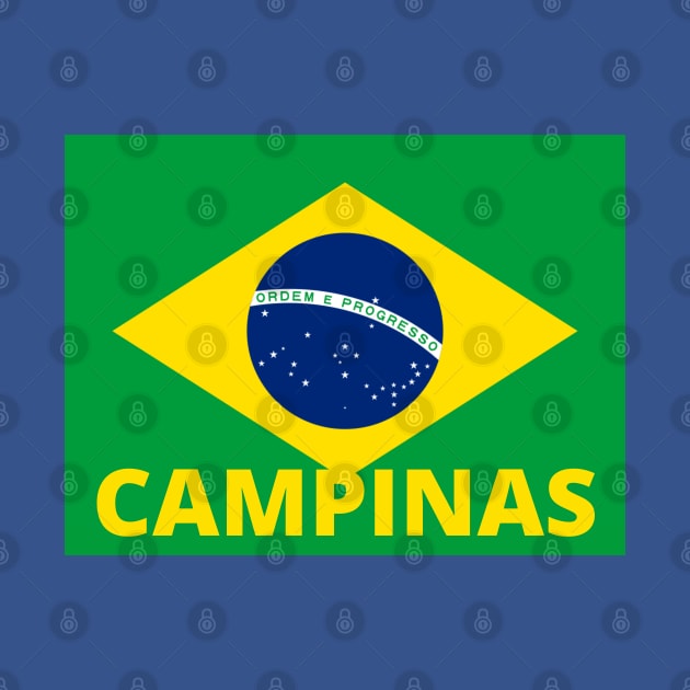 Campinas City in Brazilian Flag by aybe7elf