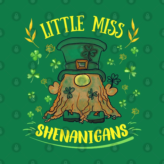 Little Miss Shenanigans Gnome - St. Patrick's Day by Ruffeli