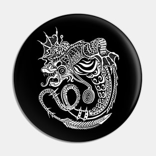 Tattoo Dragon Attacks Pin