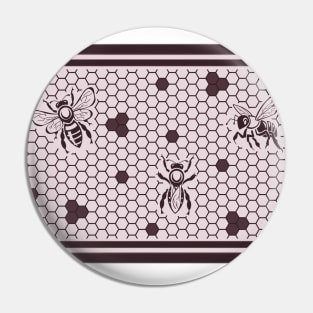 Bee honeycomb Pin