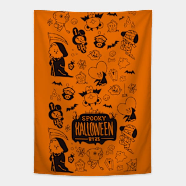 Bt21 halloween blanket hot sale