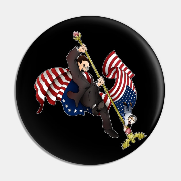 Flag Power Pin by PageBranson