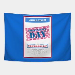 Independence Day - United States - For 4th of july - Print Design Poster - 1706204 Tapestry