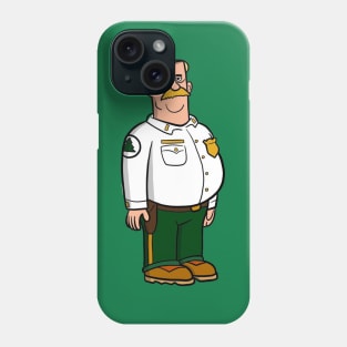 Brickleberry - Woodrow Johnson - National Park Ranger Phone Case