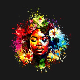 African woman watercolor T-Shirt