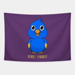 Perky Parrot Tapestry