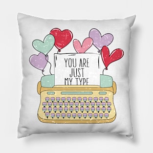 You Are Just My Type Pillow