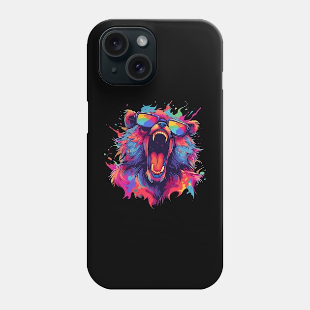 cool bear Phone Case by piratesnow