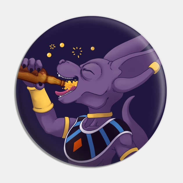 Beerus Beer Pin by JFells