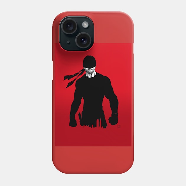 blind justice Phone Case by AndyHoundris