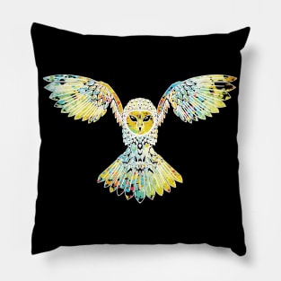 Great owl owl bird t-shirt Pillow