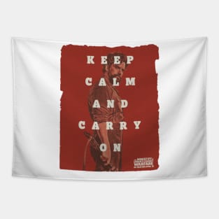 keep calm and carry on Tapestry