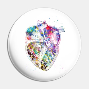 Heart section Pin