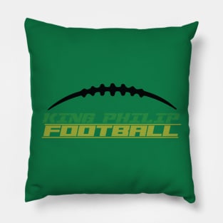 King Philip Football laces Pillow