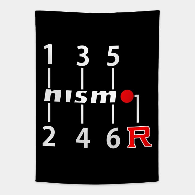 Nismo Shift Knob Tapestry by gaplexio