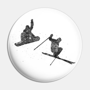 Ski and snowboard Pin