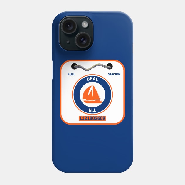 Deal New Jersey Beach Badge Phone Case by fearcity