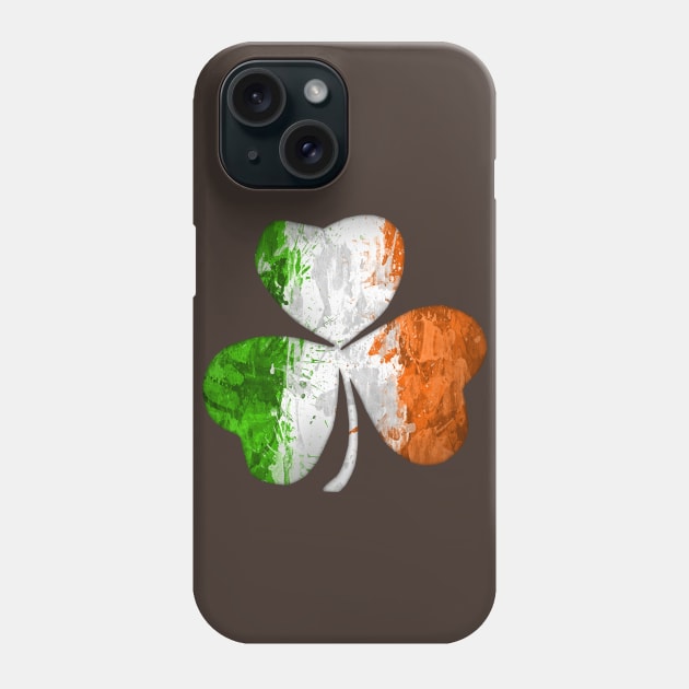 Irish Shamrock Grunge Phone Case by GAz