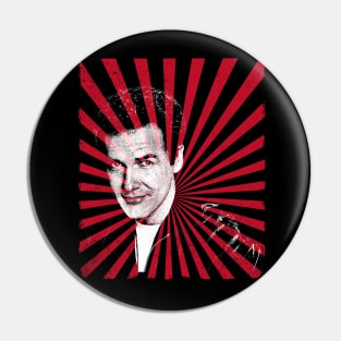 Norm Macdonald white Pin