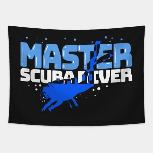 SCUBA DIVING: Master Scuba Diver Tapestry