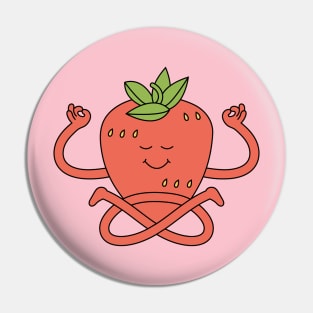 Strawberry cottagecore and fairycore kawaii anime Pin