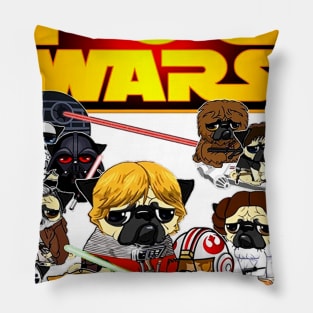 Pug Wars Pillow