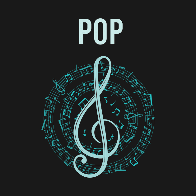 Music Note Circle Pop by Hanh Tay