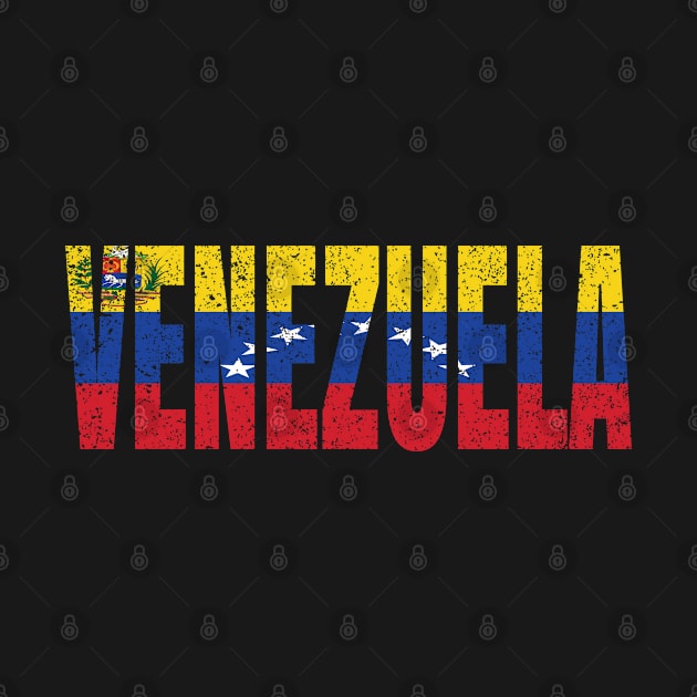 Venezuelan National Flag Vintage Venezuela Country Gift by Grabitees