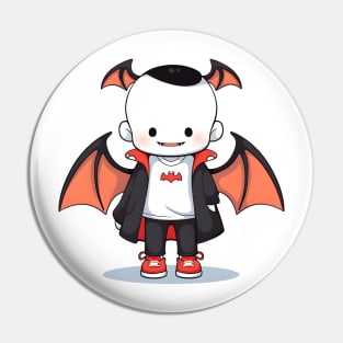 Vampire Halloween Shirt Pin