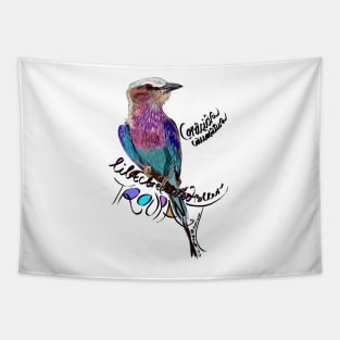 Lilac-breasted Roller, Troupant Tapestry