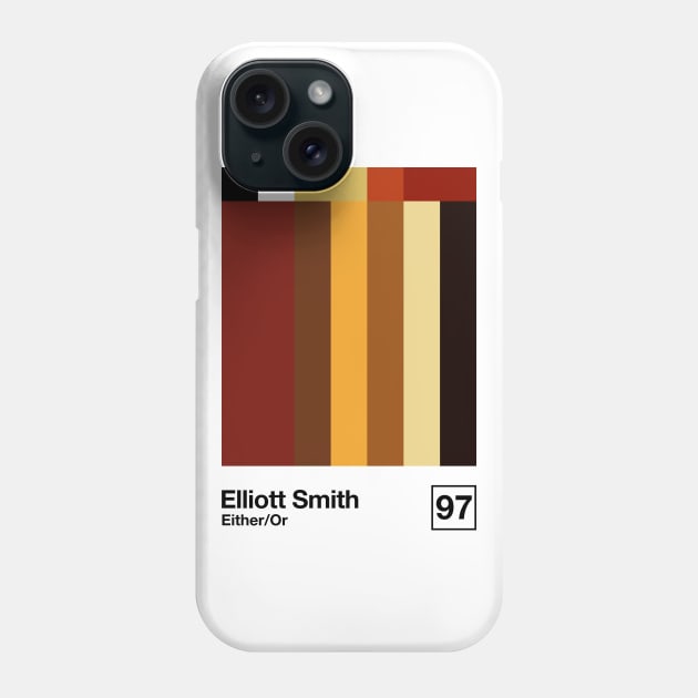 Either/Or / Minimalist Style Graphic Design Phone Case by saudade