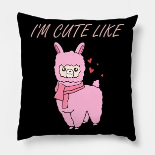 Cute Alpaca Llama Pillow